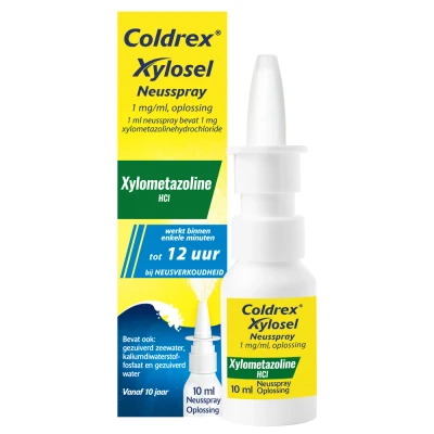 Afbeelding van Coldrex neusspray Xylosel 1mg/ml xylometazoline bij neusverkoudheid