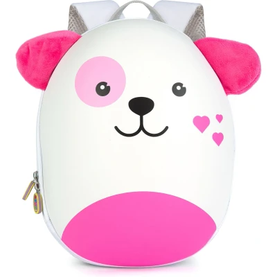 Afbeelding van Kinderrugzak puppy (roze) lichtgewicht comfortabel duurzame hardcase 4L