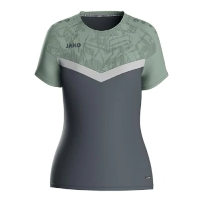 Afbeelding van JAKO T shirt Iconic anthra light/mintgroen/zachtgrijs 34 / 40