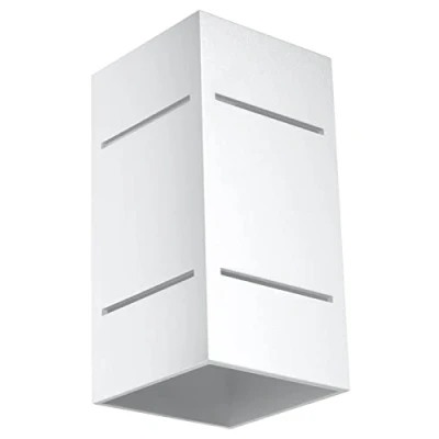 Afbeelding van Sollux Lighting Wandlamp BLOCCO wit