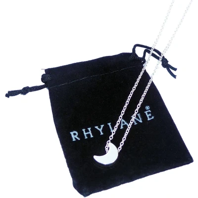 Afbeelding van Zilverkleurige ketting 45 + 5 cm met maan hanger