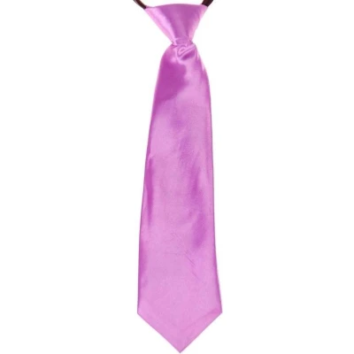 Afbeelding van Kinderstropdas lila effen 26cm