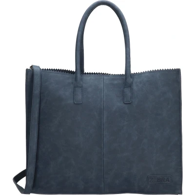 Afbeelding van Zebra Trends Lisa XL Shopper jeansblauw Laptoptas