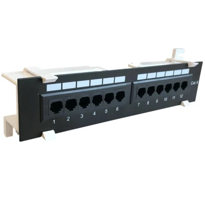 Afbeelding van DSIT CAT6 UTP Wallmount Patchpaneel 12 poorts