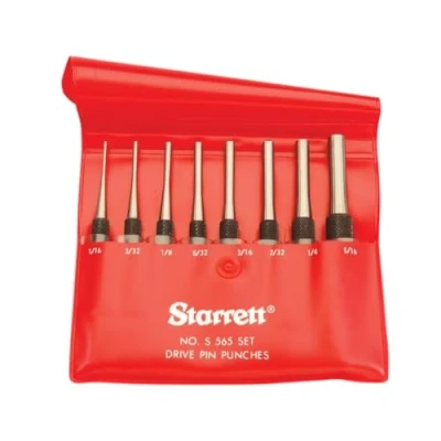 Afbeelding van Starrett Splindriver set, 8 delig bestaande uit 1 x artikelnummer 565A/B/C/D/E/F/G/H in kunststof hoes S565PC