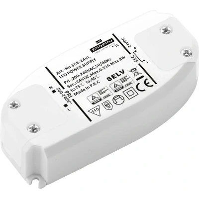 Afbeelding van Dehner Elektronik SE 8 24VL (24VDC) LED transformator, driver Constante spanning W 0.33 A 24 V/DC 1 stuk(s)