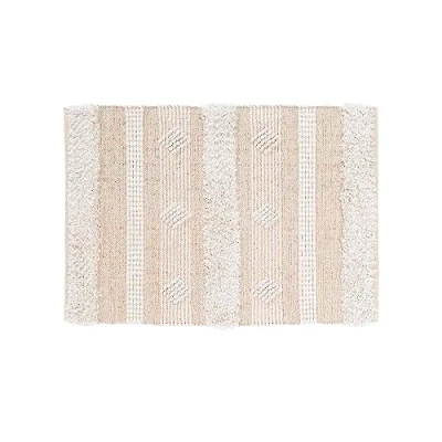 Afbeelding van Tapijt boho beige ATHOS, 60 x 90 cm