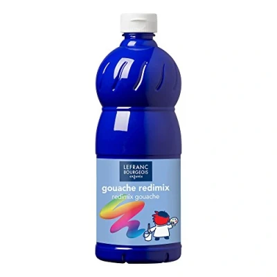 Afbeelding van L&amp;B Plakkaatverf Redimix Brilliant Blue 1L