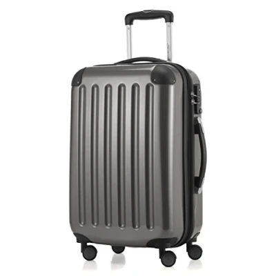 Afbeelding van HAUPTSTADTKOFFER Alex Handbagage, 55 x 38 23 cm, TSA, 4 wielen, 42 liter, reiskoffer, hardshellkoffer, rolkoffer, boordbagagekoffer, titanium, EU, koffer
