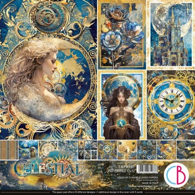 Afbeelding van Ciao Bella Celestial 12x12 Inch Paper Pad (12pcs) (CBPM087)