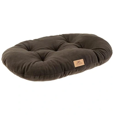 Afbeelding van Ferplast medium hondenbed RELAX MICROFLEECE 65, zacht en wasbaar, honden kattenkussen, grijs