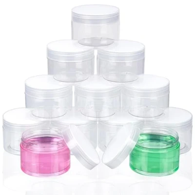 Afbeelding van Belle Vous Helder Cosmetische potten (12 Pak) 120 ml Containers met Schroefdeksels Plastic Lege Proef Ronde Opslag Reiscontainers Crèmes, Lotions, Make up, Lekbestendig &amp; Luchtdicht
