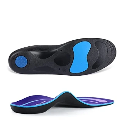 Afbeelding van Plantar Fasciitis Boog Ondersteuning Inlegzolen voor Vrouwen Mannen, Running Athletic Orthotische Schoen Inserts, Werk Boot Gel Metatarsalgia Arch Pain Relief, Hielspoor, Platte Voeten, OverPronatie