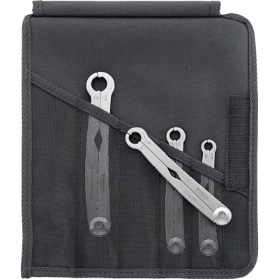 Afbeelding van Stahlwille 240/4 96411003 Enkelvoudige ringsleutelset met ratel 4 delig 8 14 mm