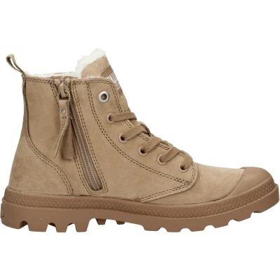 Afbeelding van Palladium Pampa Hi Veterschoenen Hoog gebroken wit Maat 42