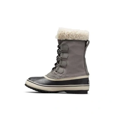 Afbeelding van Sorel Dames Winter Carn4Al Waterdichte Sneeuwlaarzen, Quarry/Zwart, 5.5 UK, Zwart, 38.5 EU