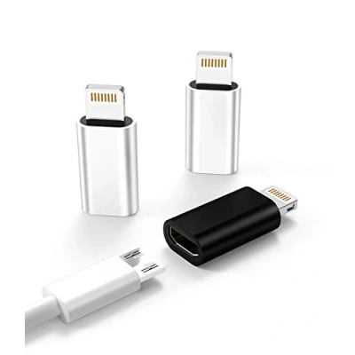 Afbeelding van 3 Pack, Micro USB naar Lightning Adapter, Male Microusb Vrouwelijke Adapter voor Apple iPhone 5s 6 6s 7 8 Plus se2 x xr xs 12 11 Mini max pro Ipad Connector Converter Port