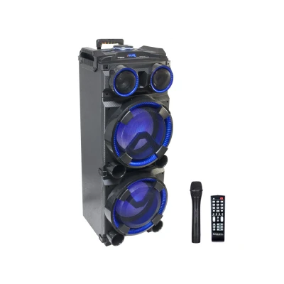 Afbeelding van Ibiza Sound STANDUP DJ MKII bluetooth speaker met draadloze microfoon