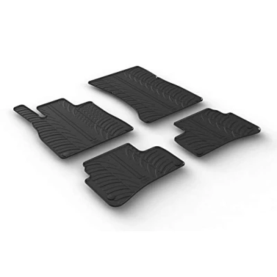 Afbeelding van Gledring Rubbermatten passend voor Mercedes S Klasse W222 9/2013 (T profiel 4 delig + montageclips)