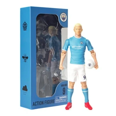 Afbeelding van Sockers Banbo Toys Manchester City Haaland 8&quot; Collectible Voetbal Actiefiguur
