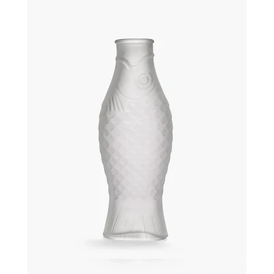 Afbeelding van Serax Paola Navone Fish &amp; fles waterkaraf 1L H29cm frosted