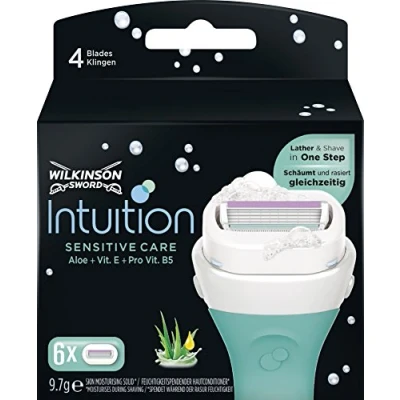 Afbeelding van Wilkinson Intuition Sensitive Care Scheermesjes 6 Mesjes