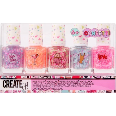 Afbeelding van Create It Confetti Nagellak 5 Stuks