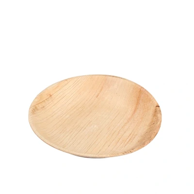 Afbeelding van Bio Futura Thali Premium Palmblad Bord Rond 18 cm 100 stuks Duurzaam