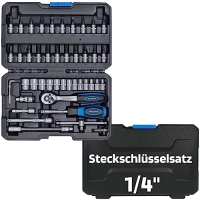Afbeelding van SW Stahl Dopsleutelset, 1/4, 48 stuks