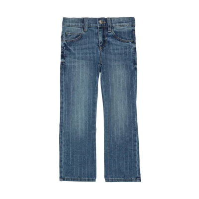 Afbeelding van s.Oliver Glitzernadelstreifen Relaxed fit jeans voor kinderen, Maat: 104xSLIM, Blau