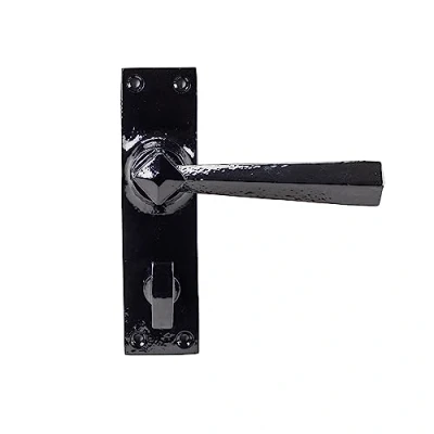 Afbeelding van From the Anvil Rechte Hendel Badkamer Set Zwart, 73111