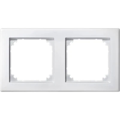 Afbeelding van Merten 462219 Afdekking Frame System M Polar wit