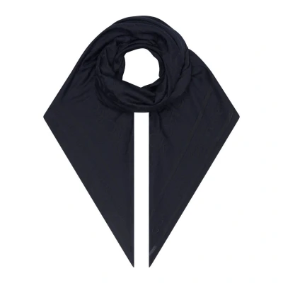 Afbeelding van Calvin Klein Burnout Monogram Scarf Halsdoek, Dames, Maat: One Size, Black