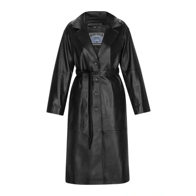 Afbeelding van Dreimaster Trenchcoat, Dames, Maat: 38, Black