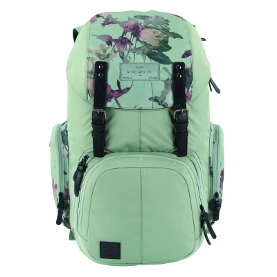 Afbeelding van Nitro WEEKENDER Dagelijkse rugzak met gevoerd laptopvak, schoolrugzak, wandelrugzak incl. nat vak, Dead Flower, 42 L, PACK&#039;15