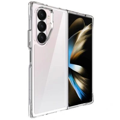 Afbeelding van Samsung Galaxy Z Fold 6 Hoesje Kunststof imoshion Backcover/Hardcase Transparant Telefoonhoesje Shockproof/Valbescherming