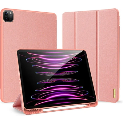 Afbeelding van Dux Ducis Tablet hoes geschikt voor Xiaomi Pad 5 / Pro Domo Tri fold Case Auto Wake/Sleep functie Roze