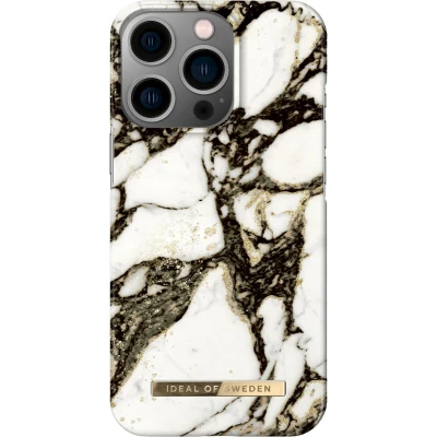 Afbeelding van iDeal of Sweden iPhone 13 Pro Backcover hoesje Fashion Case Calacatta Golden Marble