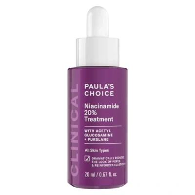 Afbeelding van Paula&#039;s Choice CLINICAL Niacinamide 20% Treatment Minimaliseert Grove Poriën &amp; Pigmentvlekken Serum met Vitamine C Alle Huidtypen 20 ml