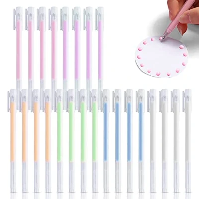 Afbeelding van 24 Stuks Sneldrogende Lijmstift, Lijmstiften voor Scrapbook, Vloeibare Lijmpen, Scrapbook Kinderen