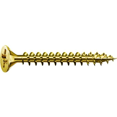 Afbeelding van SPAX Schroeven verzonken kop Z, geel verzinkt, 4,0 x 60 mm, 500 stuks