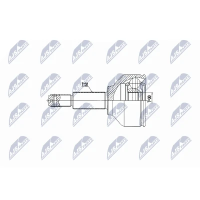 Afbeelding van Homokineet reparatie set, aandrijfas NTY NPZ FR 053