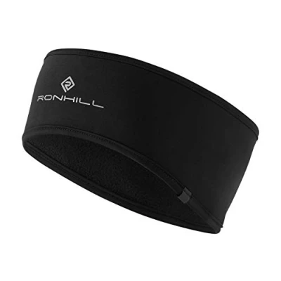 Afbeelding van Ronhill Wind Block Hoofdband, Medium/Groot, Zwart