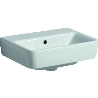 Afbeelding van Geberit renova plan fontein zonder kraangat met overloop 45x34x17cm wit kera tect 501626008 501 626 00 8