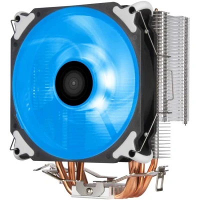 Afbeelding van Silverstone AR12 RGB Processor Koeler 12 cm Zwart, Roestvrijstaal, Wit