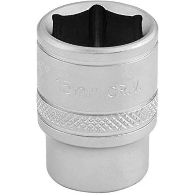 Afbeelding van Draper Square Drive 6 punts metrisch stopcontact, blauw, 3/8 inch 15 mm Blauw