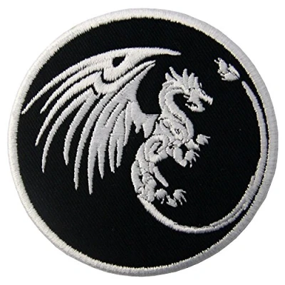 Afbeelding van ZEGIN Geborduurde patch in de vorm van symbolen draak macht, om te naaien of plakken met strijkijzer