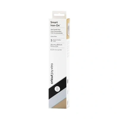 Afbeelding van Cricut Smart Iron On Joy Xtra Folieset Snijbreedte 30.5 cm Zwart, Goud, Zilver