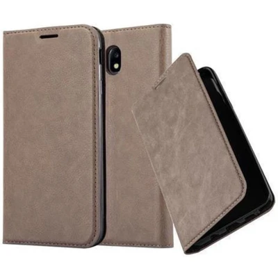 Afbeelding van Cadorabo Hoesje geschikt voor Samsung Galaxy J5 2017 in KOFFIE BRUIN Beschermhoes Case magnetische sluiting Cover