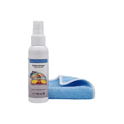 Afbeelding van Blum Manufaktur 100 ml brillenreiniger + microvezeldoek 30 x cm brillenspray brillenreiniging kwalitatief hoogwaardige reinigingsspray voor een snelle en grondige reiniging